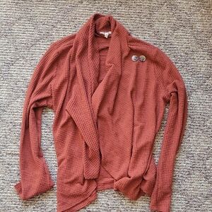 Maurices Cozy Rust Cardigan